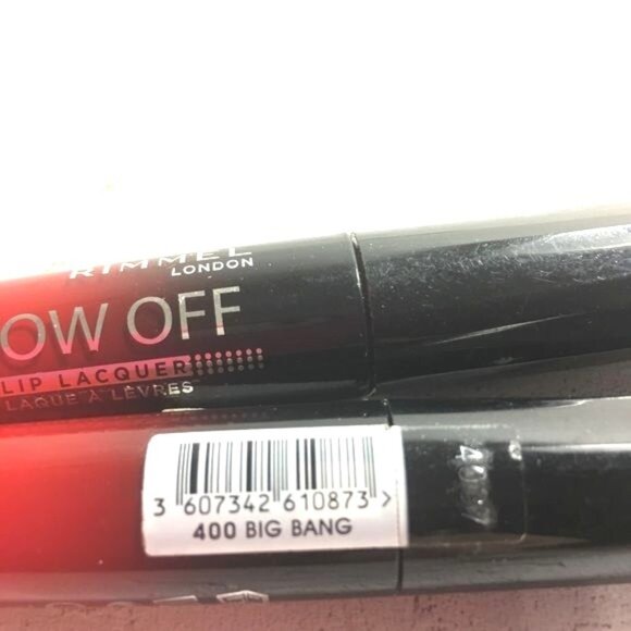 Rimmel London Show Off Lip Lacquer Big Bang 400 Lot of 2 New - Picture 3 of 3